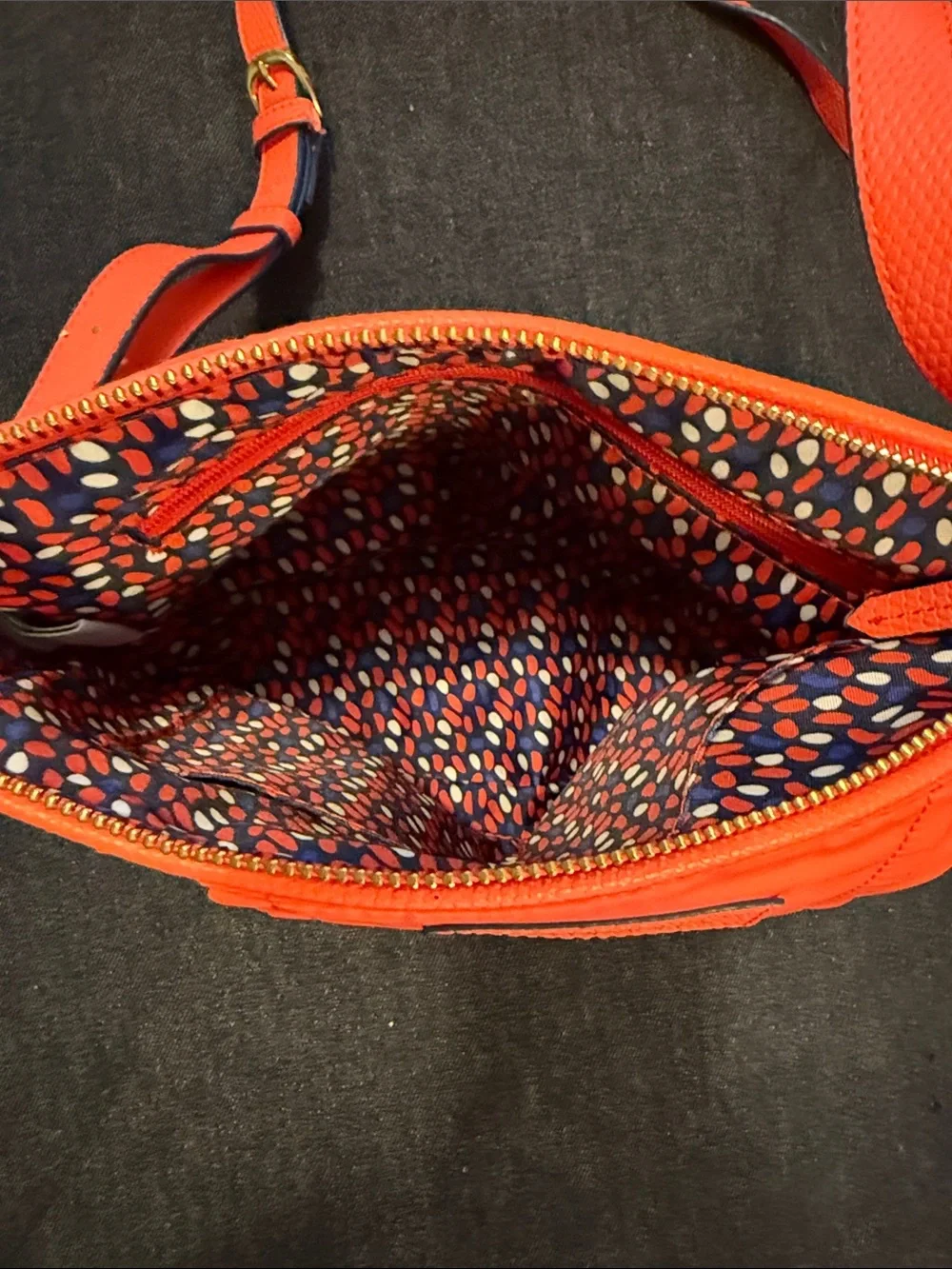 Vera Bradley Orange Crossbody